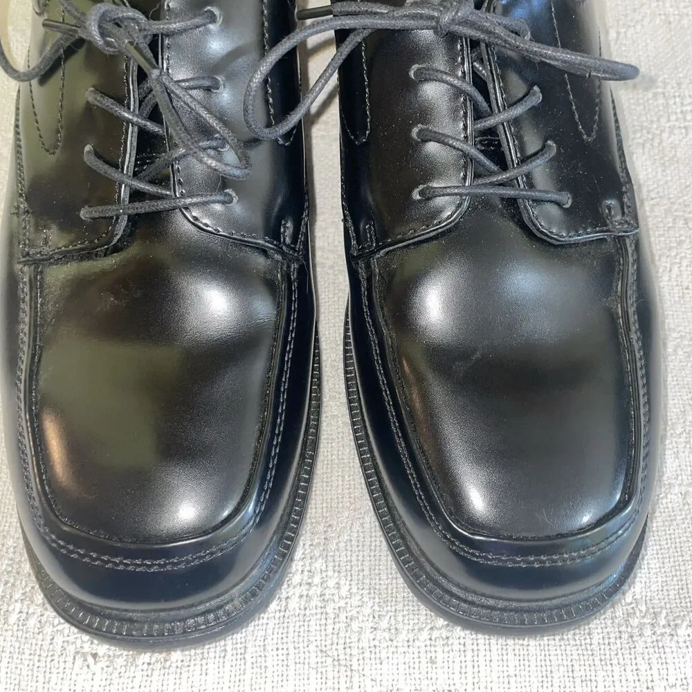 Nunn Bush Men’s Comfort Oxfords Size 12 M Black Leather Going Out Party